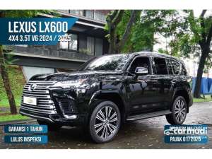 Jual bekas 2024 Lexus LX 600 3.4 VIP SUV BISA NEGO TERMURAH DP MINIM,lokasi di Banten