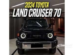 Jual bekas 2024 Toyota Land Cruiser 2.8 70 LX SUV Black LC 70 Wagon Diesel 4X4 Hitam,lokasi di DKI Jakarta