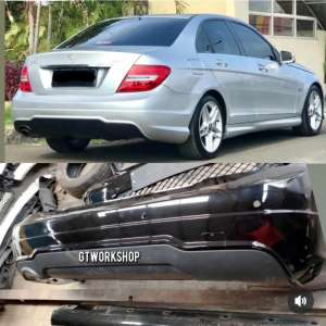 Jual bekas Bemper set W204 facelift AMG ori Mercedes,lokasi di Jakarta Utara