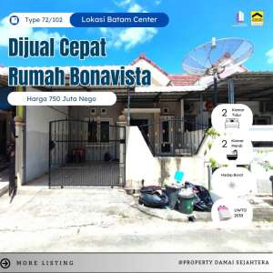 DIJUAL CEPAT RUMAH BONAVISTA BATAM CENTER lokasi di Sei/Sungai Beduk, tersedia melalui melalui situs Olx