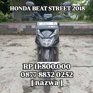 Jual bekas dijual motor second honda beat street 2018 berkualitas,lokasi di Tangerang Selatan