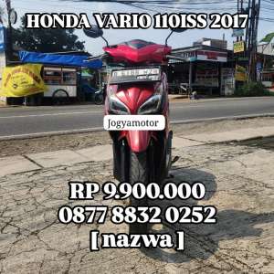 Jual bekas dijual motor second honda vario 110 iss 2017 berkualitas,lokasi di Tangerang Selatan