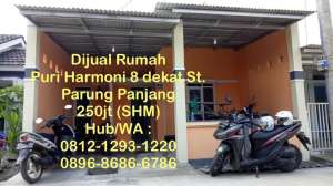 Dijual Rumah PURI HARMONI 8 SHM lokasi di Parung Panjang, tersedia melalui melalui situs Olx