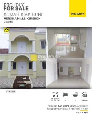 Dijual Rumah Siap Huni di Verona Hills Cirebon lokasi di Talun (Cirebon Selatan), tersedia melalui melalui situs Olx