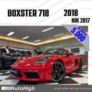 Jual bekas DP10 Km5.000 718 Boxster Cabrio 2017 Red Reg 2018 AUTOHIGH,lokasi di 