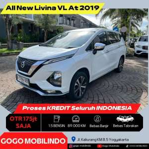 Jual bekas Dp5jt All New Livina VL Matic 2019 ORISINIL Kredit Murah,lokasi di 