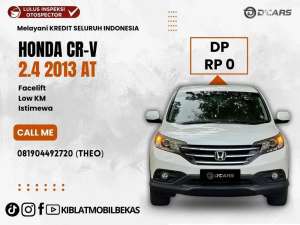 Jual bekas DPRP0 CRV 2.4 2013 AT LOW KM TANGAN 1,lokasi di 