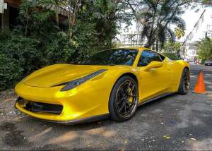 Jual bekas ferrari 458 atpm 2012 yellow black Ferrari 458 2012 kuning hitam,lokasi di 