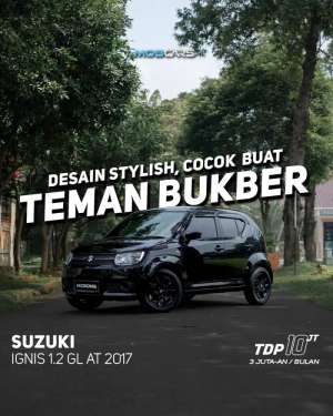 Jual bekas FREE E-TOLL 1 JUTA IGNIS GL AT MATIC AGS 2017 HITAMIGNIS METIC MBCRS,lokasi di 