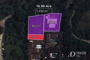 FREEHOLD COMMERCIAL LAND NEAR THE FOUR SEASON JIMBARAN 16.90 Are lokasi di Kuta Selatan, tersedia melalui melalui situs Olx