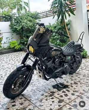 Jual bekas Harley Davidson Dyna Fatbob 2009 Modif Clubstyle,lokasi di Banjarmasin Selatan