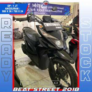 Jual bekas HONDA BEAT STREET 2018 MANTAP BANGET MASZEHH HIKMAH MOTOR KEPUH,lokasi di Sukun