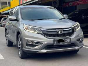 Jual bekas HONDA CRV PRESTIGE AUDIO FENDER AT SILVER 2016 SUNROOF DIJUAL CEPAT TERMURAH,lokasi di Jakarta DKI