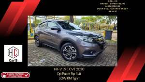 Jual bekas Honda HRV 1.5 E CVT 2020 Wrn Abu-Abu Low KM Like New,lokasi di 