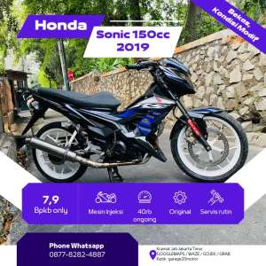 Jual bekas Honda Sonic 150 cc BPKB only,lokasi di Cipayung