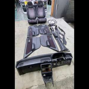 Jual bekas Interior set Civic EF JDMCivic LXGrand Civic, Original Honda Made in Japan. Jok depan belakang doortrim dashboard karpet besar cover pilar dll,lokasi di Bandung