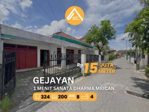 Jual Rumah Bonus Tanah 1 menit Kampus Sanata Dharma lokasi di Depok, tersedia melalui melalui situs Olx