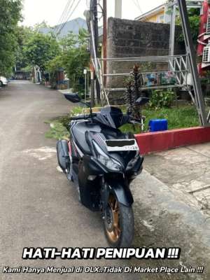 Jual bekas Jual YAMAHA AEROX TYPE S ABS Black Gold Tahun 2023,lokasi di Tapos