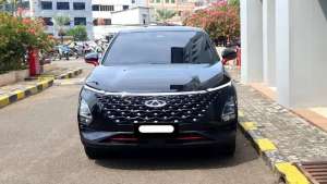Jual bekas km18rb chery omoda 5 rz turbo luxury 2023 hitam sunroof,lokasi di 