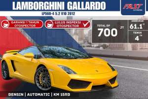 Jual bekas LAMBORGHINI GALLARDO LP560-4 5.2L V10 2012 LOW KM.15RB F2ST,lokasi di 