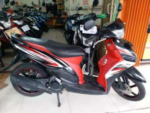 Jual bekas Mio GT 2013 MODEL BEAT MATIC MURAH PROMO ORI TOTAL KM RENDAH,lokasi di Blimbing