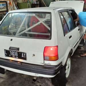 Jual bekas mobil rally Starlet kelas F2,lokasi di Malang