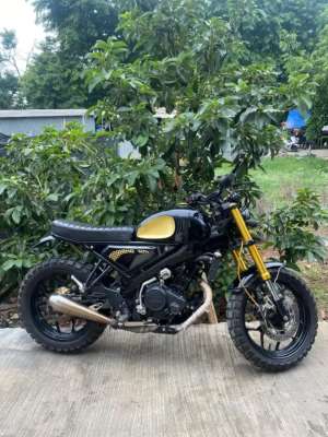 Jual bekas Motor Custom bomber vixion nvl 2014,lokasi di Sawangan