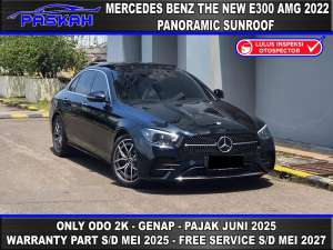 Jual bekas PAJAKJUNI ODO2 ribu BUNGA4 GENAP MERCEDES BENZ E300 AMG 2022 e 300,lokasi di 