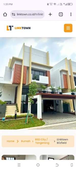 Rumah Baru Ready Stock The Blizfield BSD 41KT Voucher Furniture lokasi di Bumi Serpong Damai, tersedia melalui melalui situs Olx