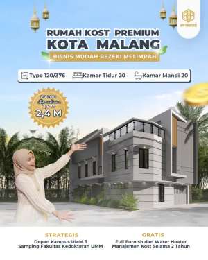 RUMAH KOS 20 KAMAR DEPAN KAMPUS MUHAMMDYAH KOTA MALANG lokasi di Dau, tersedia melalui melalui situs Olx