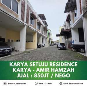 rumah siap huni daerah karya komplek karya setuju kota medan lokasi di Medan Barat, tersedia melalui melalui situs Olx