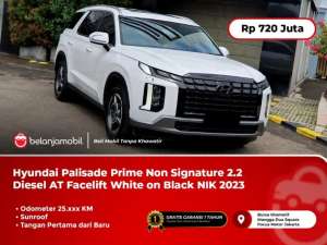 Jual bekas SUNROOFHyundai Palisade Prime 2.2 Diesel AT PUTIH 2023 2024,lokasi di 