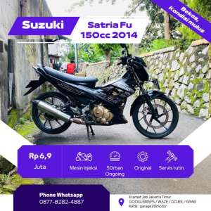 Jual bekas Suzuki Satria Fu 150cc Pgm Fi Tahun 2014,lokasi di Jakarta Timur