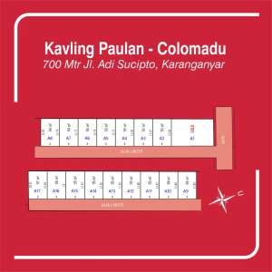 Tanah Colomadu 2 Menit De Colomadu lokasi di Colomadu, tersedia melalui melalui situs Olx