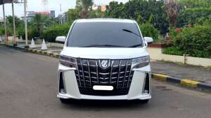 Jual bekas Toyota Alphard G S C Package 2018 putih km 44 ribuan sunroof,lokasi di Jakarta DKI