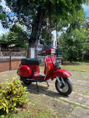 Jual bekas Vespa Excel 1988 Red Milano,lokasi di Kebayoran Baru