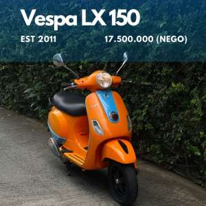 Jual bekas VESPA MATIC LX 150 injeksi 2011,lokasi di Jakarta Timur