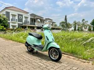 Jual bekas Vespa Primavera Green Relax Modifikasi Premium,lokasi di Serang