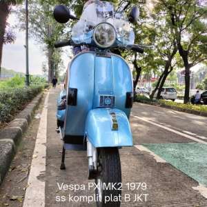 Jual bekas Vespa PX MK2 Look NPX th 1979 ss komplit plat B JKT,lokasi di Bekasi