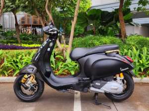 Jual bekas Vespa Sprint Notte Limited 2019 Full Modif Ohlins Carbon,lokasi di Cempaka Putih