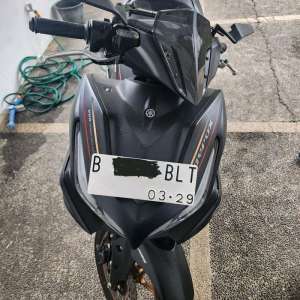 Jual bekas Yamaha All New Aerox ABS 2024 Black,lokasi di Bandung