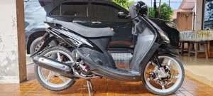 Jual bekas Yamaha Mio Sporty 2007 Full Spek Sunmory Part Hedon TerawatIstimewa,lokasi di Neglasari