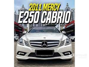 Jual bekas 2011 Mercedes-Benz E250 1.8 Convertible AMG White on Red Mercy E 250 Cabriolet Cabrio Putih,lokasi di DKI Jakarta