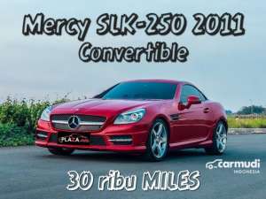 Jual bekas 2011 Mercedes-Benz SLK250 1.8 AMG Convertible Odometer 30rb MILES,lokasi di DKI Jakarta