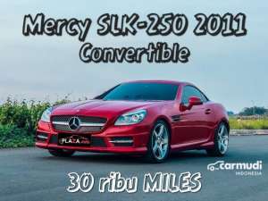 Jual bekas 2011 Mercedes-Benz SLK250 1.8 AMG Convertible Km 30ribuan,lokasi di DKI Jakarta