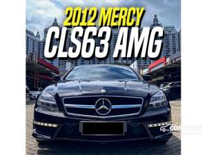 Jual bekas 2012 Mercedes-Benz AMG CLS63 5.5 Designo Coupe Black Mercy CLS 63 Hitam,lokasi di DKI Jakarta