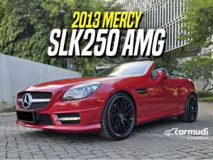 Jual bekas 2013 Mercedes-Benz SLK250 1.8 AMG Convertible Red on Black Mercy SLK 250 Merah,lokasi di DKI Jakarta