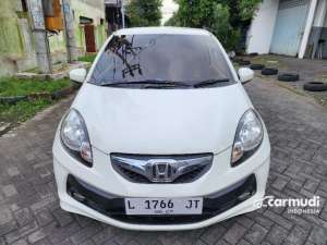 Jual bekas 2014 Honda Brio 1.2 Satya E Hatchback MANUAL PUTIH,lokasi di Jawa Timur