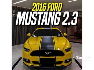Jual bekas 2016 Ford Mustang 2.3 EcoBoost Fastback Yellow on Black Kuning,lokasi di DKI Jakarta