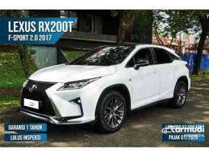 Jual bekas 2017 Lexus RX 200t 2.0 F Sport SUV BISA NEGO TERMURAH DP MINIM,lokasi di Banten